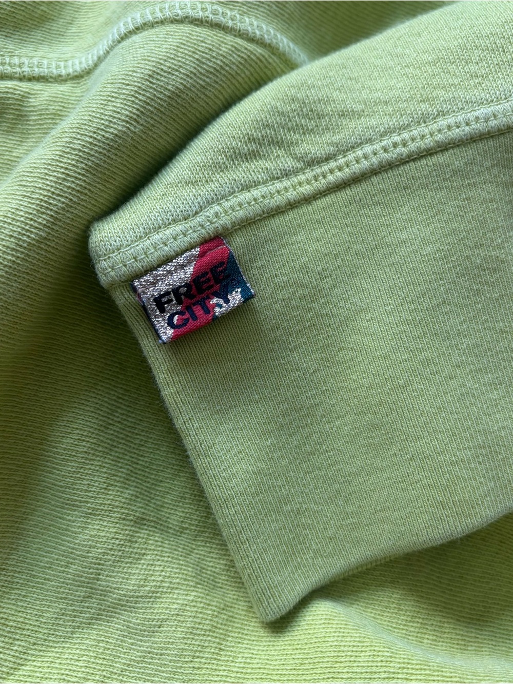 FreeCity sunfades track pants yellow sweatpants women’s Size Medium - Picture 5 of 7